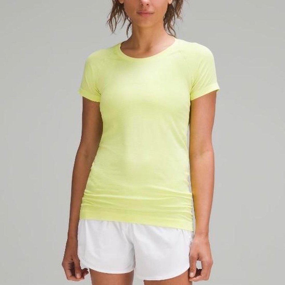 Lululemon swiftly tech yellowish top